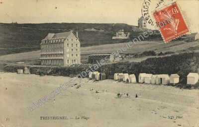 Carte postale ancienne Trestrignel — Perros-Guirec (Côtes-d'Armor)
