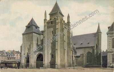 Carte postale ancienne La Cathédrale — Saint-Brieuc (Côtes-d'Armor)