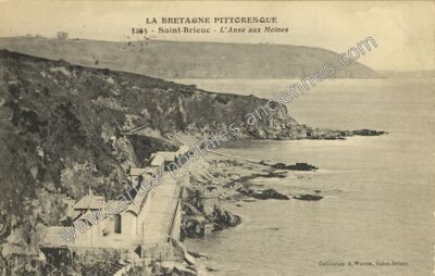 Carte postale ancienne L'Anse aux Moines — Saint-Brieuc (Côtes-d'Armor)