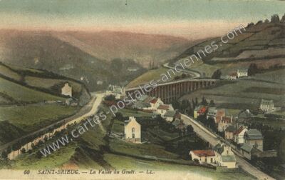 Carte postale ancienne La Vallée du Gouët — Saint-Brieuc (Côtes-d'Armor)