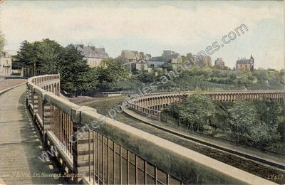 Carte postale ancienne Les Nouveaux Boulevards — Saint-Brieuc (Côtes-d'Armor)