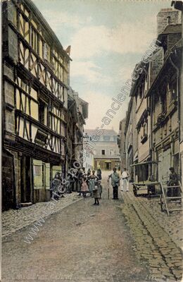 Carte postale ancienne Rue Fardel — Saint-Brieuc (Côtes-d'Armor)