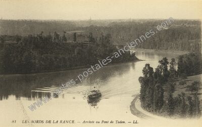 Carte postale ancienne Pont de Taden — Taden (Côtes-d'Armor)