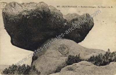 Carte postale ancienne Ploumanach — Trégastel (Côtes-d'Armor)