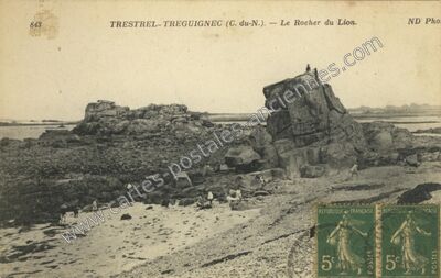 Carte postale ancienne Trestrel Treguignec — Trévou-Tréguignec (Côtes-d'Armor)