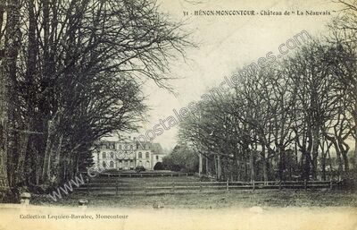 Carte postale ancienne Henon Moncontour — Hénon (Côtes-d'Armor)