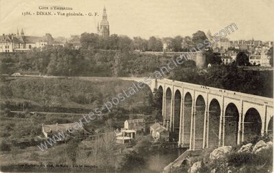 Carte postale ancienne Vue générale — Dinan (Côtes-d'Armor)