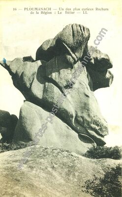 Carte postale ancienne Ploumanach — Perros-Guirec (Côtes-d'Armor)