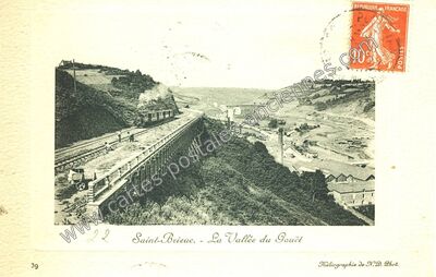 Carte postale ancienne La Vallée du Gouët — Saint-Brieuc (Côtes-d'Armor)