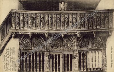 Carte postale ancienne St Nicolas — Priziac (Morbihan)