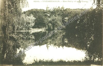 Carte postale ancienne Ker-Nelly et son Étang — Trébeurden (Côtes-d'Armor)