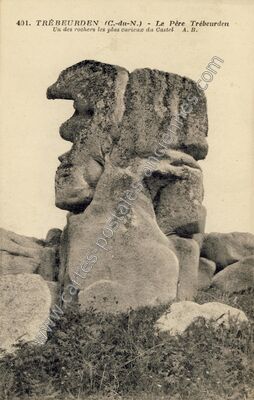 Carte postale ancienne Le Père Trébeurden — Trébeurden (Côtes-d'Armor)