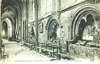 Carte postale ancienne Cathedrale de Treguier — Tréguier (Côtes-d'Armor)