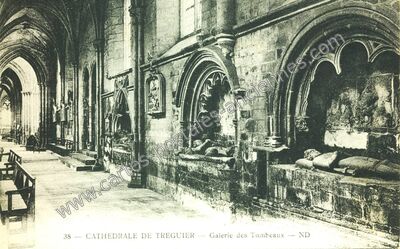 Carte postale ancienne Cathedrale de Treguier — Tréguier (Côtes-d'Armor)
