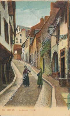 Carte postale ancienne Jerzual — Dinan (Côtes-d'Armor)