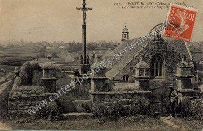 Carte postale ancienne Port Blanc — Penvénan (Côtes-d'Armor)