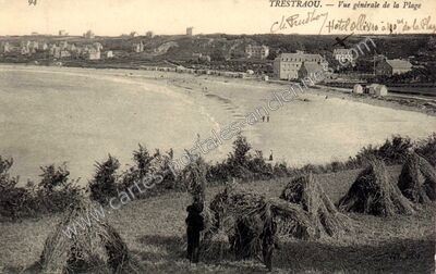 Carte postale ancienne Trestraou — Perros-Guirec (Côtes-d'Armor)