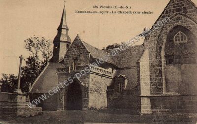 Carte postale ancienne KERMARIA-EN-ISQUIT - La Chapelle — Plouha (Côtes-d'Armor)