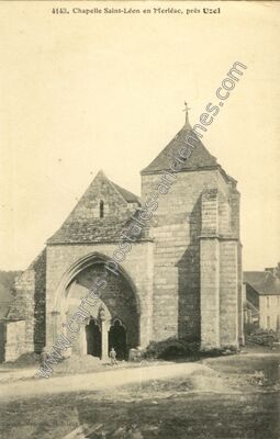 Carte postale ancienne St Leon — Merléac (Côtes-d'Armor)