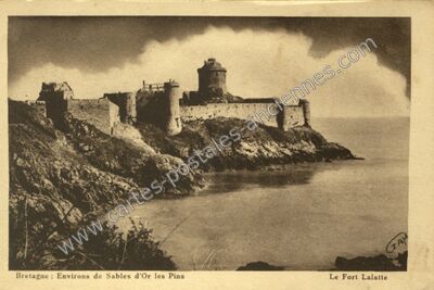 Carte postale ancienne Fort Lalatte — Fréhel (Côtes-d'Armor)