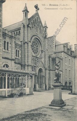 Carte postale ancienne Communauté - La Chapelle — Broons (Côtes-d'Armor)