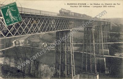 Carte postale ancienne Buisseay d'Ahun — Ahun (Creuse)