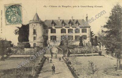 Carte postale ancienne Chateau du Masgelier — Le Grand-Bourg (Creuse)