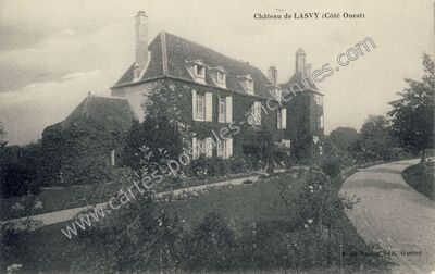 Carte postale ancienne Chateau de Lasvy — Champsanglard (Creuse)