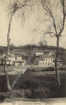 Carte postale ancienne La Courtine Creuse — La Courtine (Creuse)
