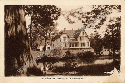 Carte postale ancienne Le Rembuchet — Lépaud (Creuse)