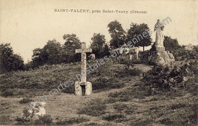 Carte postale ancienne Près Saint-Vaury — Saint-Vaury (Creuse)