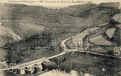 Carte postale ancienne Busseau d'Ahun — Ahun (Creuse)