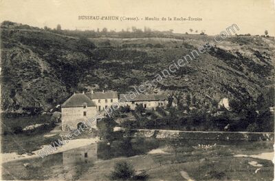 Carte postale ancienne Busseau d'Ahun — Ahun (Creuse)