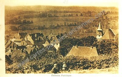 Carte postale ancienne Felletin — Felletin (Creuse)