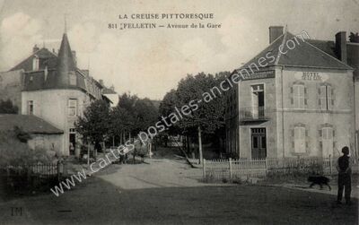 Carte postale ancienne La Creuse pittoresque — Felletin (Creuse)