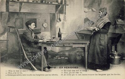 Carte postale ancienne En Perigord — Non Localisée (Dordogne)