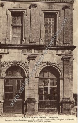 Carte postale ancienne Château de Bourdeille — Bourdeilles (Dordogne)