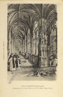 Carte postale ancienne Cadouin — Le Buisson-de-Cadouin (Dordogne)