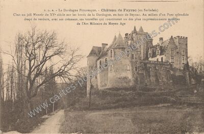 Carte postale ancienne Chateau de Fayrac — Castelnaud-la-Chapelle (Dordogne)