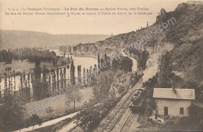 Carte postale ancienne Pas de Raysse — Cazoulès (Dordogne)