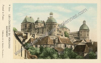 Carte postale ancienne Chateau de Hautefort — Hautefort (Dordogne)