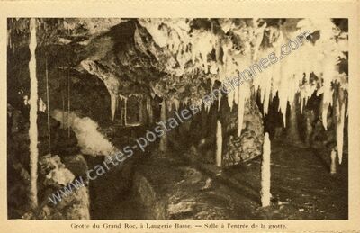 Carte postale ancienne Laugerie Basse — Manaurie (Dordogne)