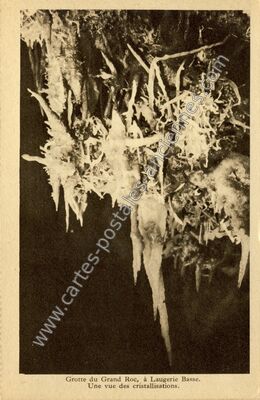 Carte postale ancienne Laugerie Basse — Manaurie (Dordogne)