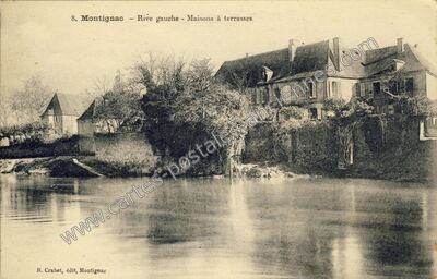 Carte postale ancienne Montignac — Montignac-Lascaux (Dordogne)