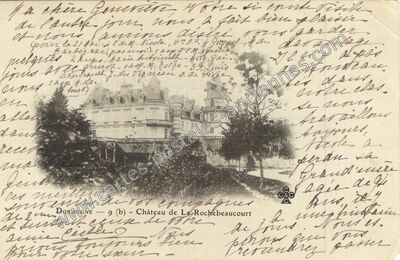 Carte postale ancienne Chateau de la Rochebeaucourt — La Rochebeaucourt-et-Argentine (Dordogne)