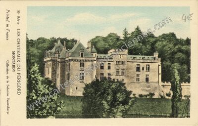 Carte postale ancienne Chateau de Montardy — Saint-Paul-la-Roche (Dordogne)
