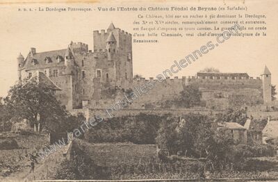 Carte postale ancienne Chateau de Beynac — Beynac-et-Cazenac (Dordogne)