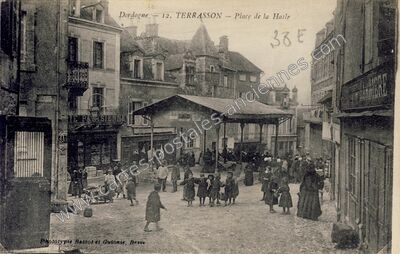 Carte postale ancienne Terrasson — Terrasson-Lavilledieu (Dordogne)