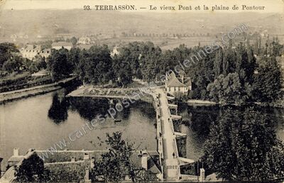 Carte postale ancienne Terrasson — Terrasson-Lavilledieu (Dordogne)