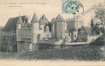 Carte postale ancienne Chateau de la Batut — Le Bugue (Dordogne)